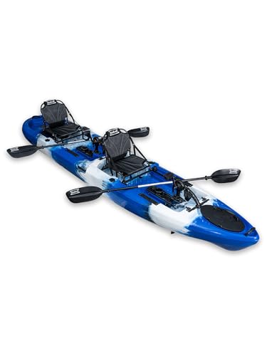 14' Tandem Pedal Kayak – Propeller Drive, 662 lb Capacity