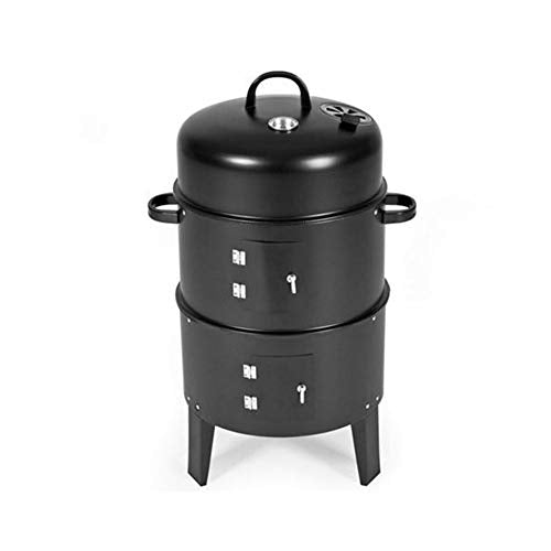 3-in-1 Portable Charcoal BBQ Grill