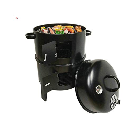 3-in-1 Portable Charcoal BBQ Grill