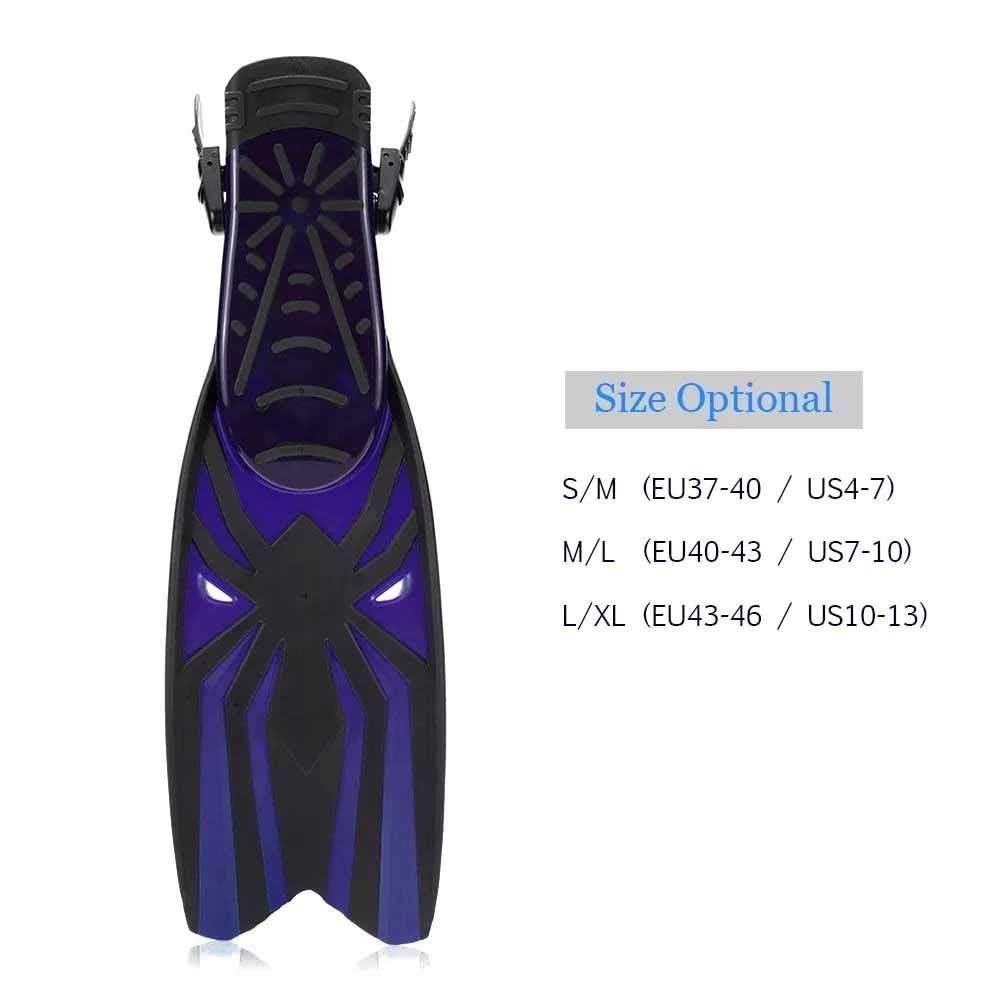 Adjustable Adult Diving Fins