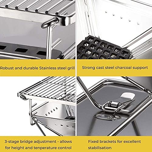 Portable Stainless Steel BBQ Grill