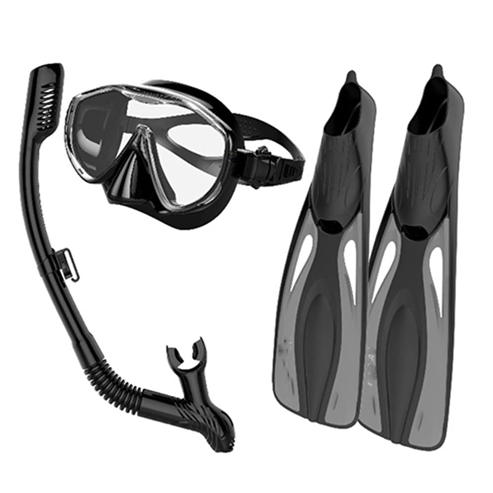 Snorkel Mask & Diving Fins Set