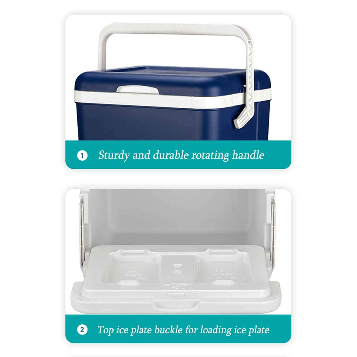 65L Rolling Insulated Cooler