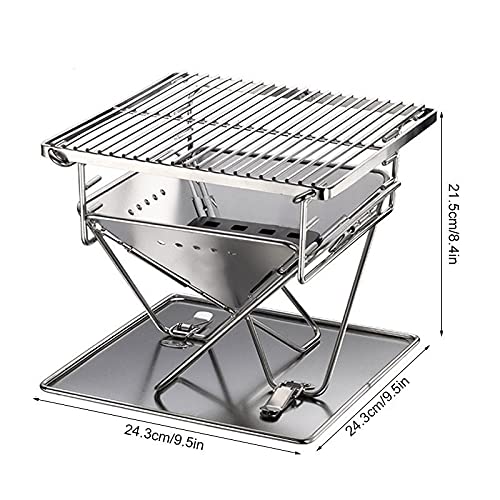 Portable Stainless Steel BBQ Grill