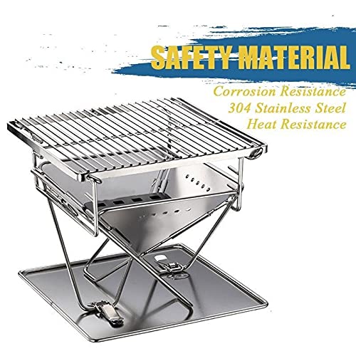 Portable Stainless Steel BBQ Grill