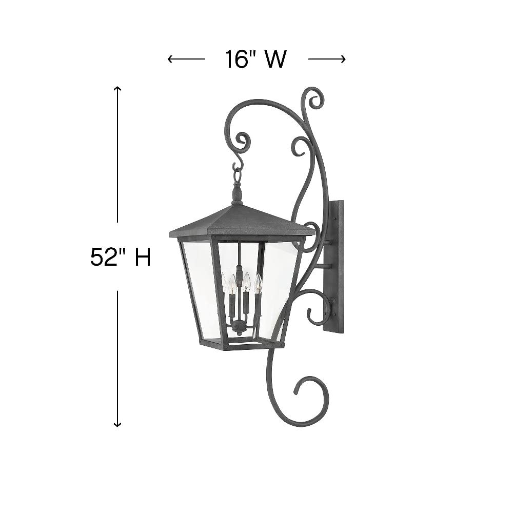 4-Light Outdoor Wall Lantern