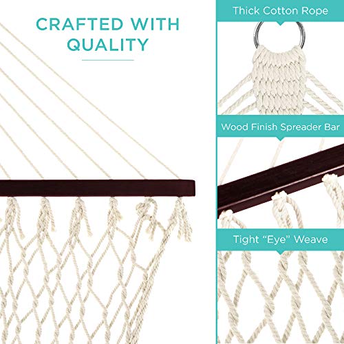 2-Person Cotton Rope Hammock
