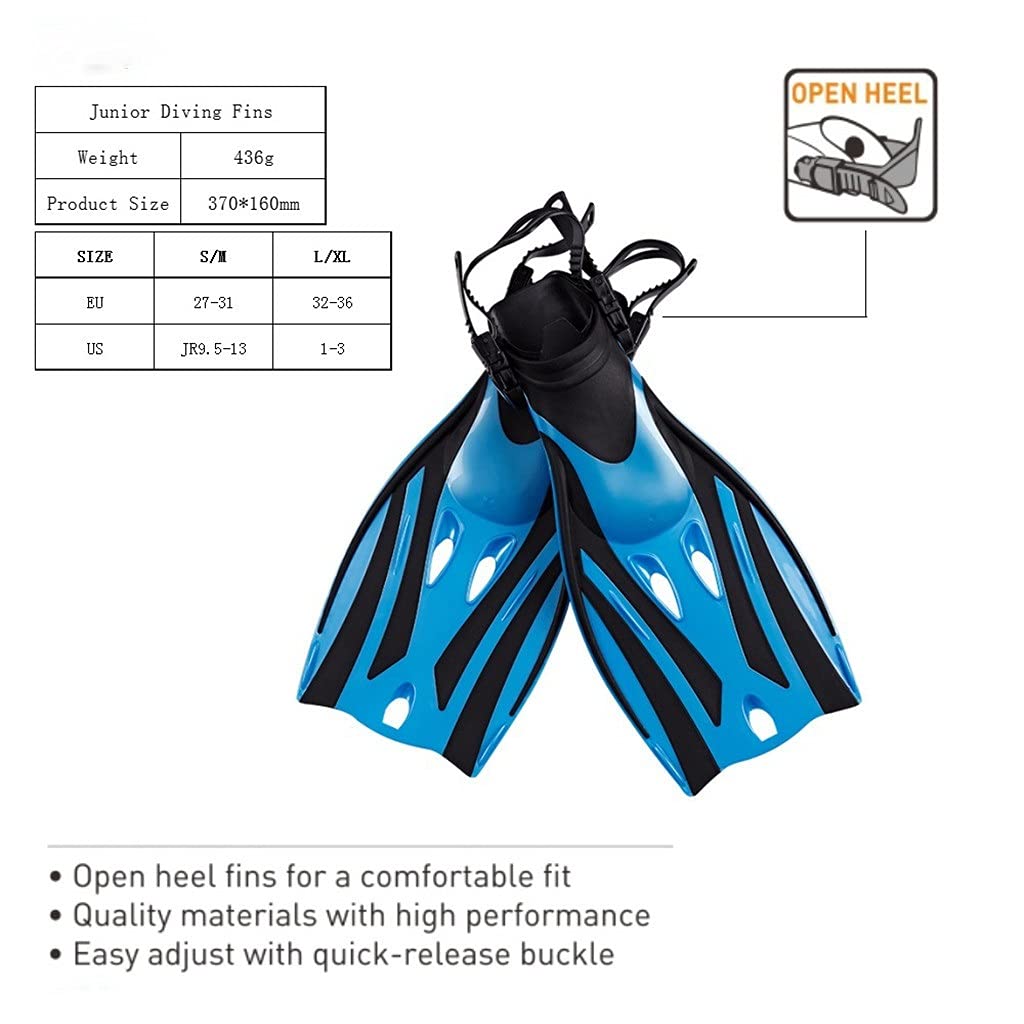 Diving Mask, Snorkel & Fin Set