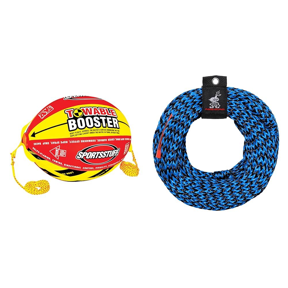 Towable Tube Booster Ball & Rope Set
