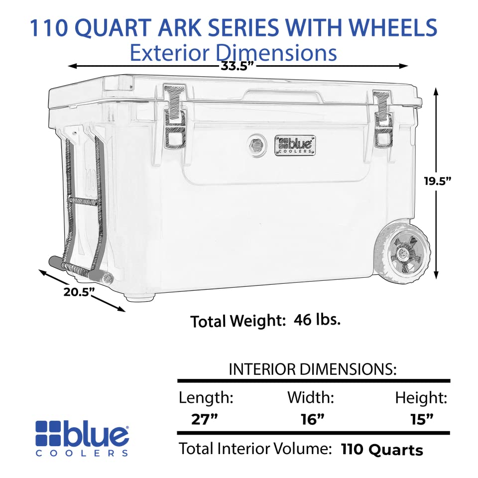 110 Quart Gray Wheeled Cooler with Accessory Kit …