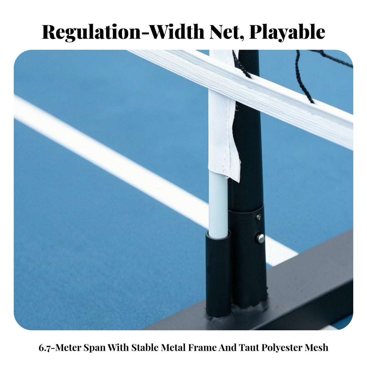 Portable Pickleball Net with Wheels