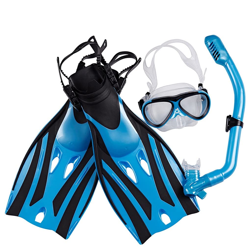 Diving Mask, Snorkel & Fin Set