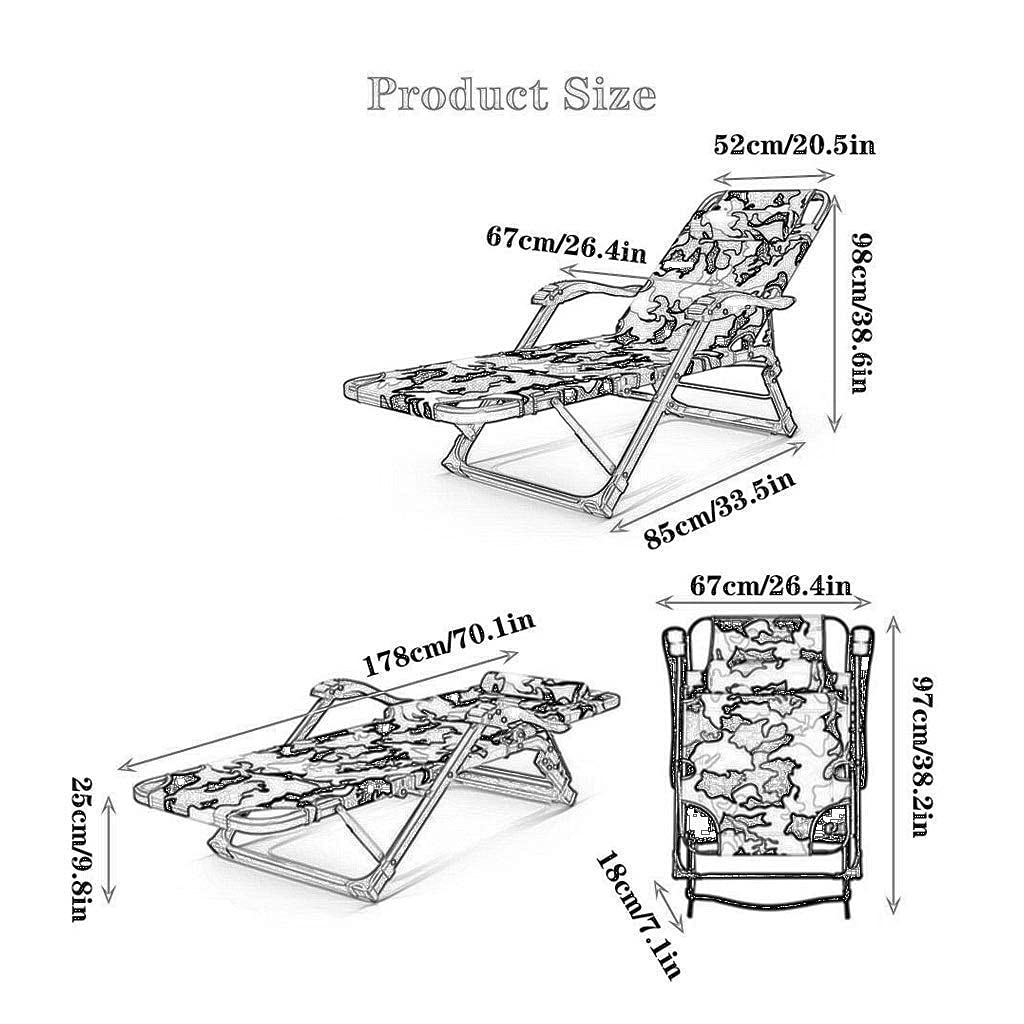 Heavy-Duty Folding Sun Lounger