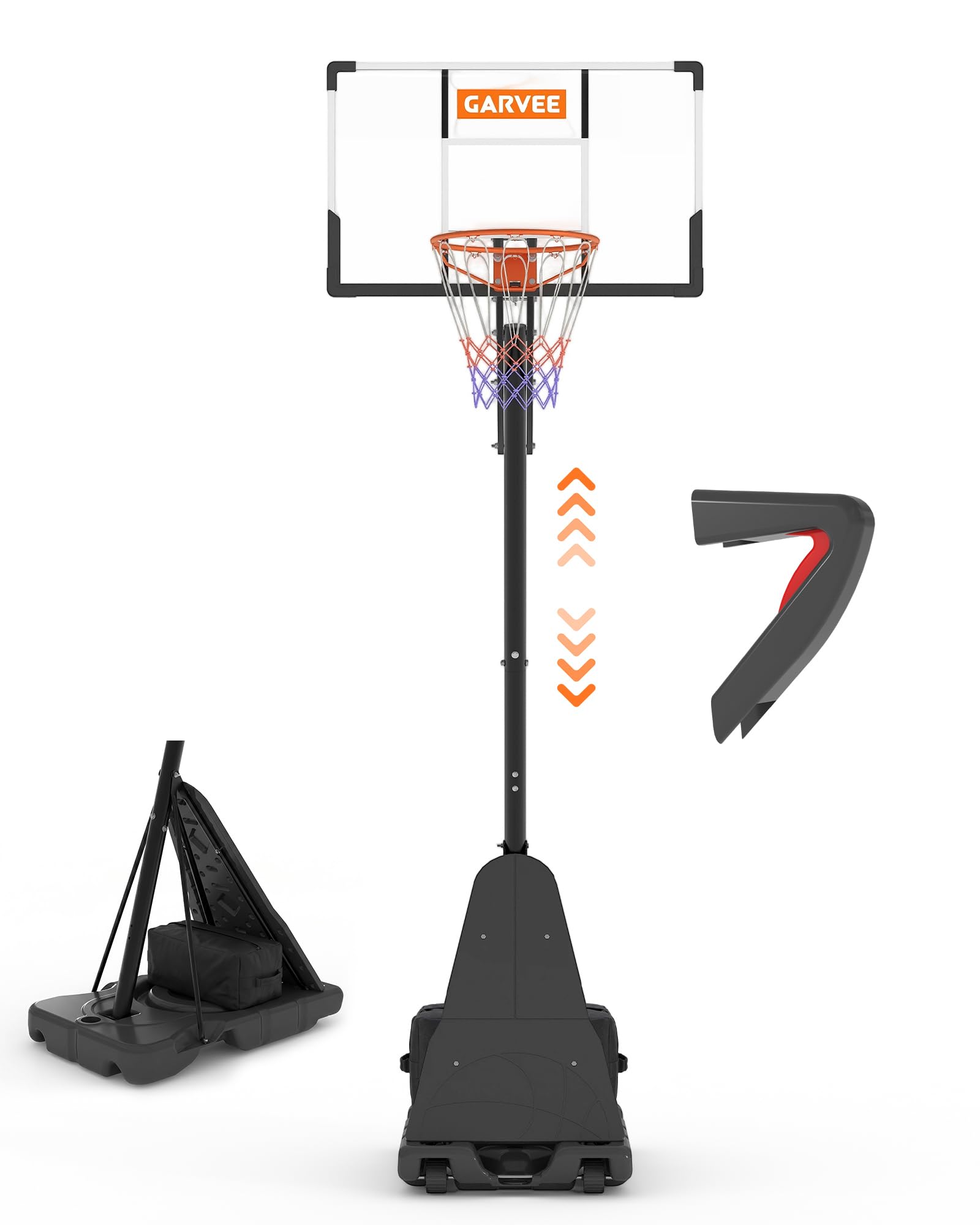 Adjustable Portable Basketball Hoop