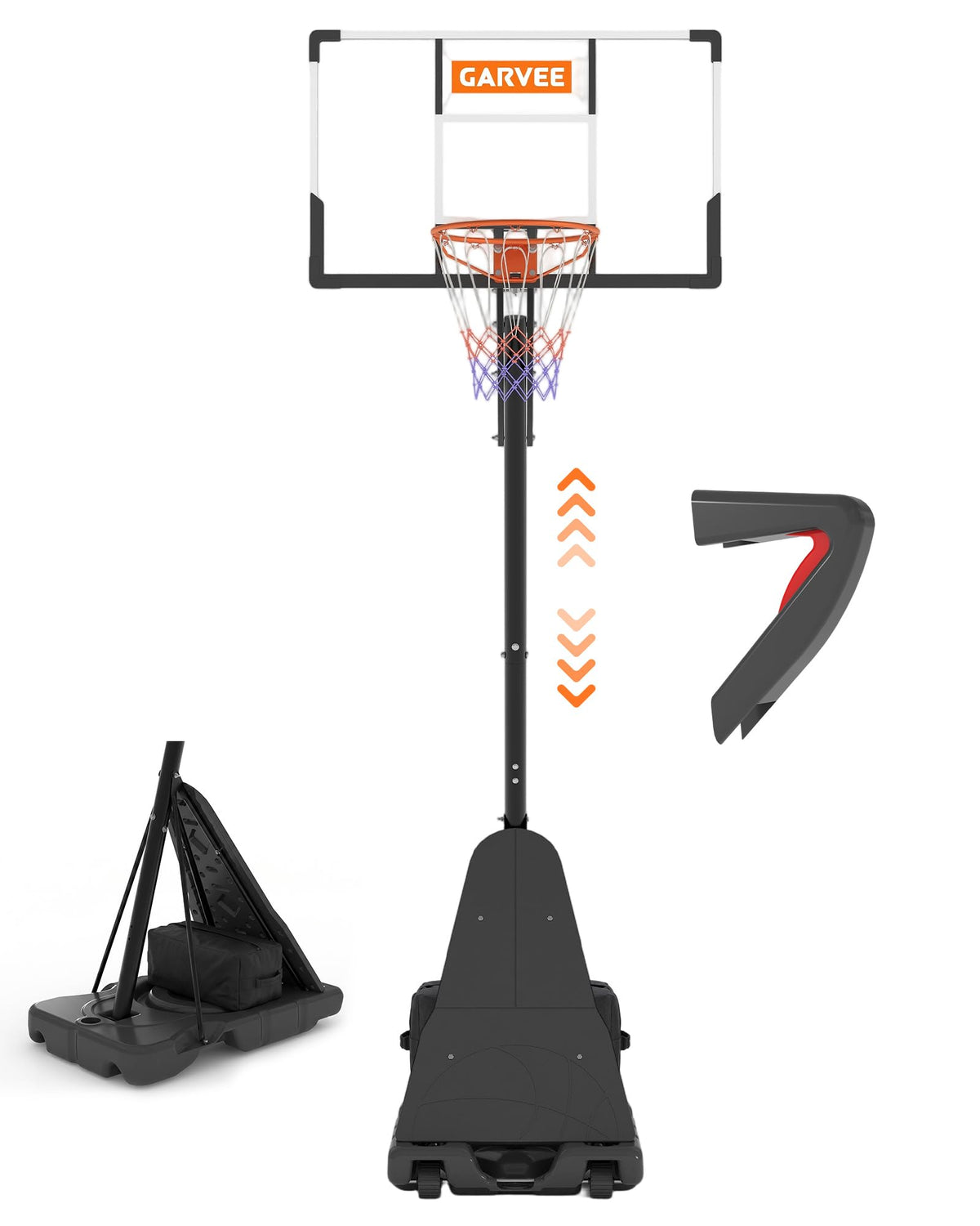 Adjustable Portable Basketball Hoop