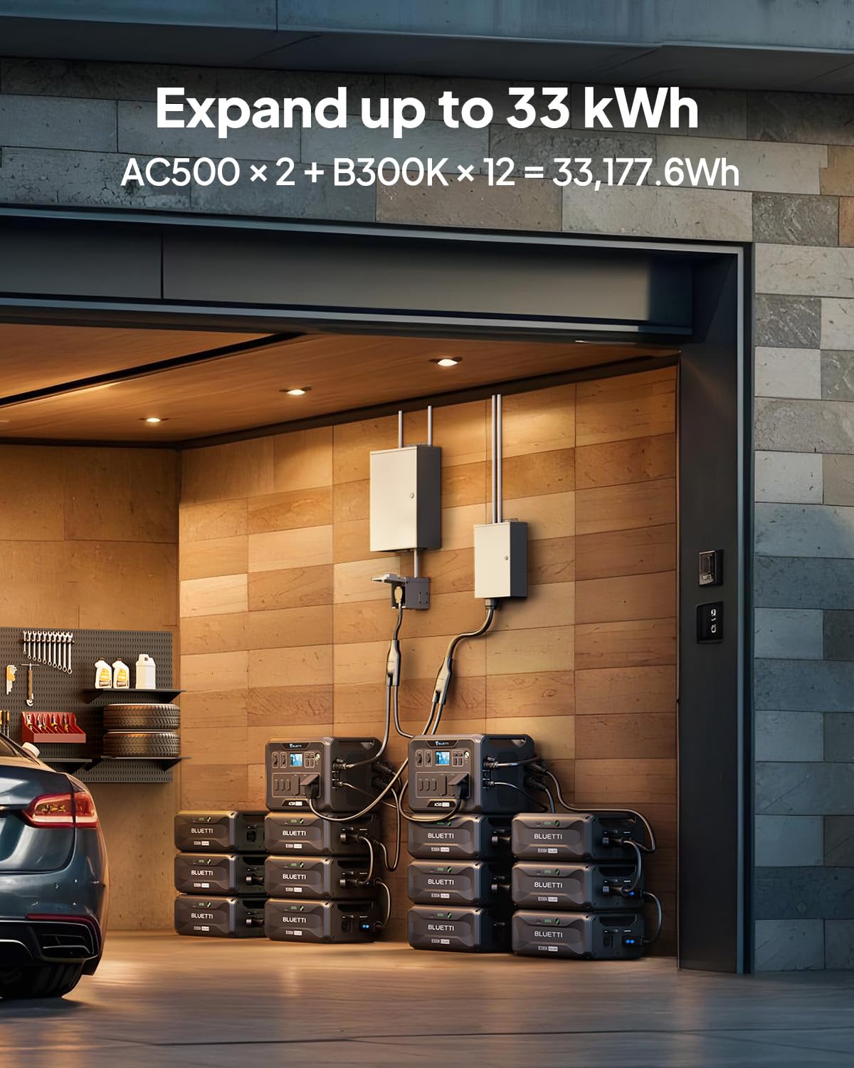 2764.8Wh LiFePO4 Expansion Battery