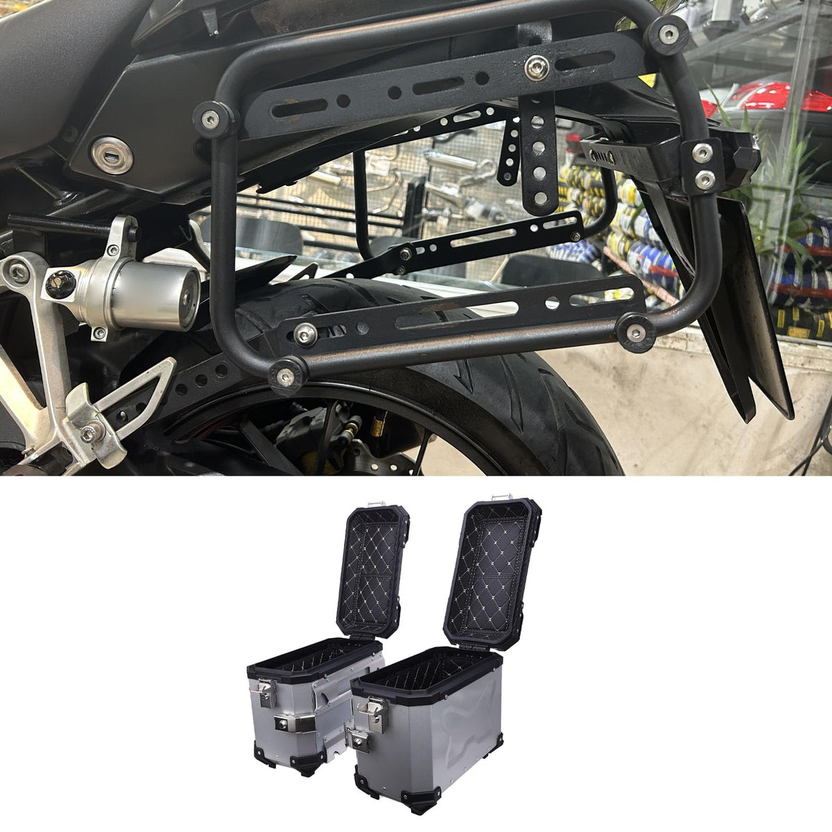 28L Motorcycle Hard Saddlebags