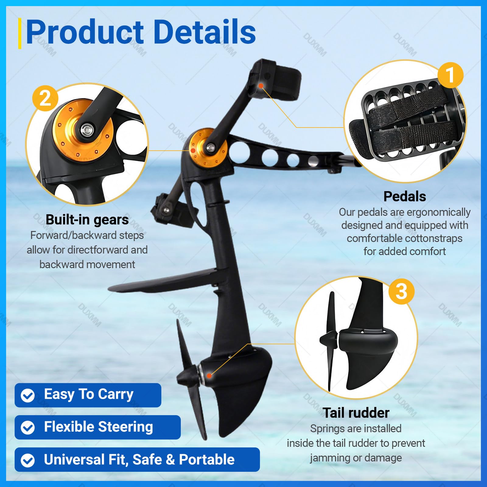 Universal Kayak Pedal Drive Kit