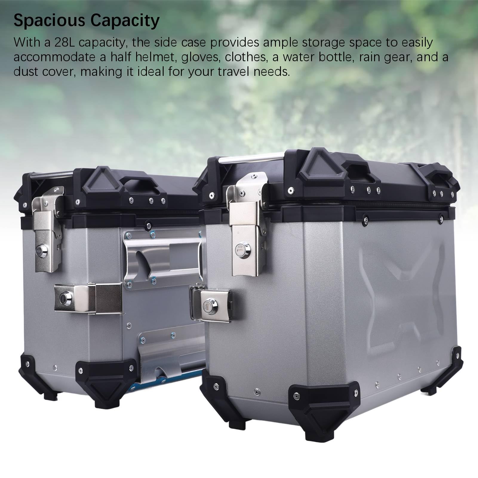 28L Motorcycle Hard Saddlebags