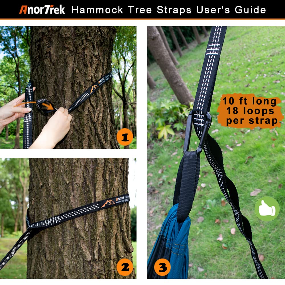 Camping Hammock with Mosquito Net & Rain Fly