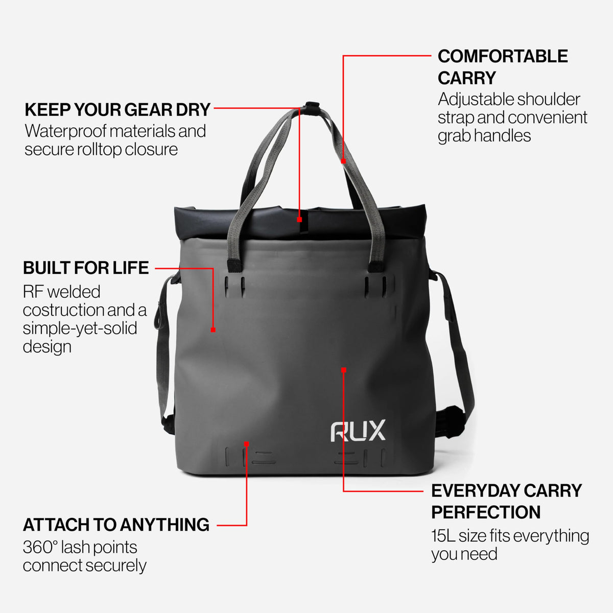 Waterproof Utility Tote Bag