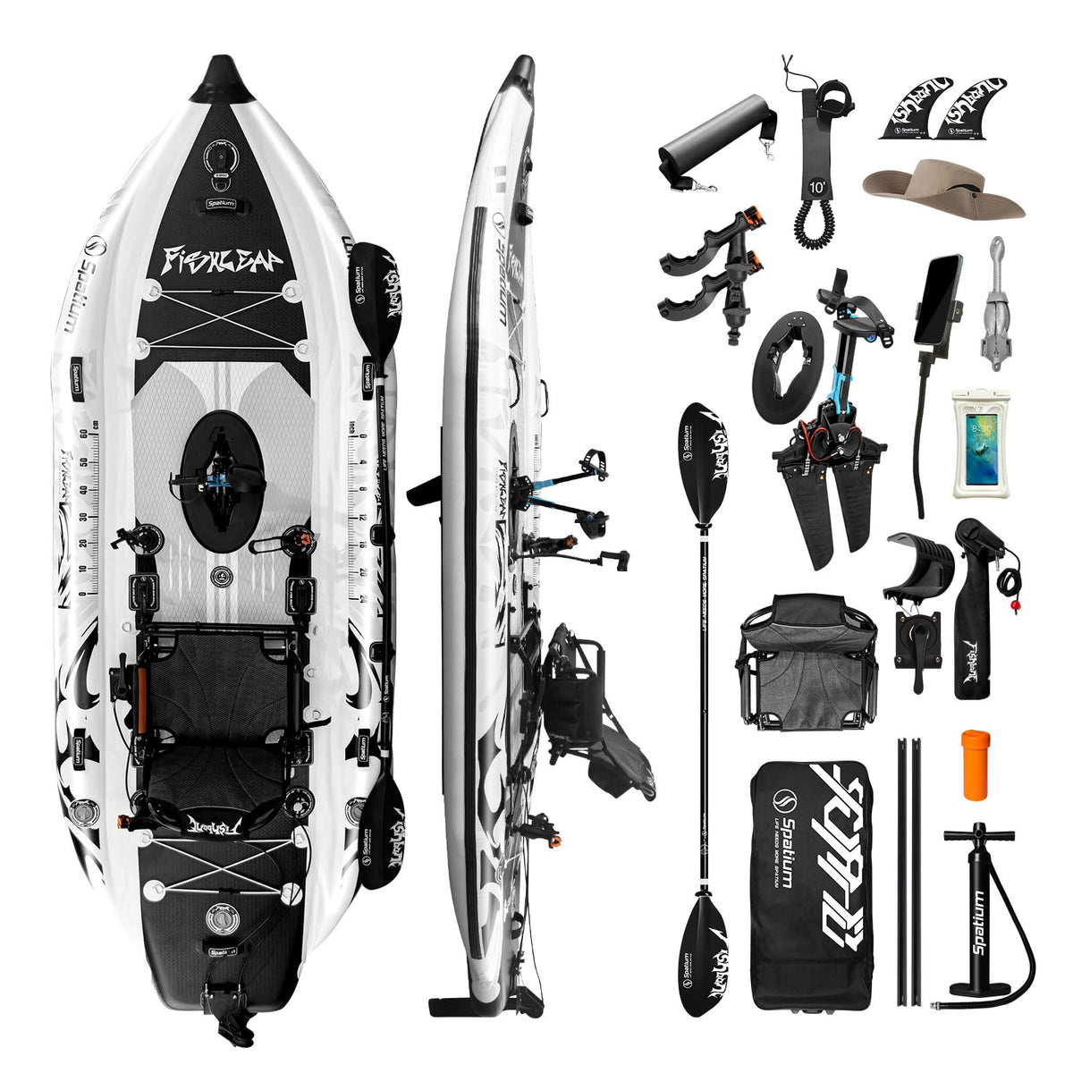 Inflatable Pedal Fishing Kayak