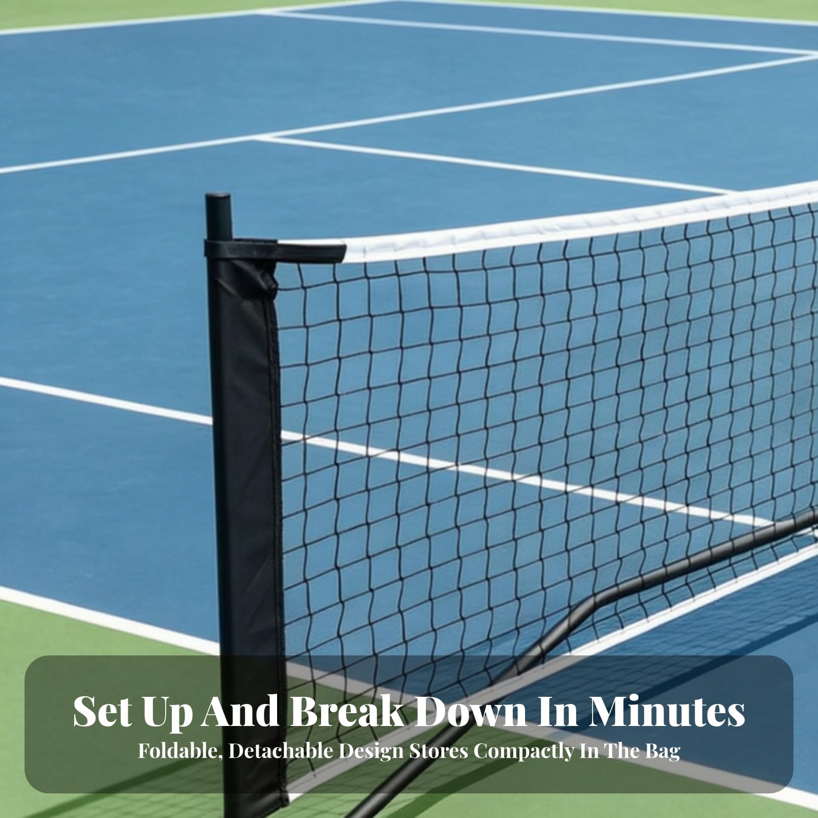 Portable Pickleball Net with Wheels