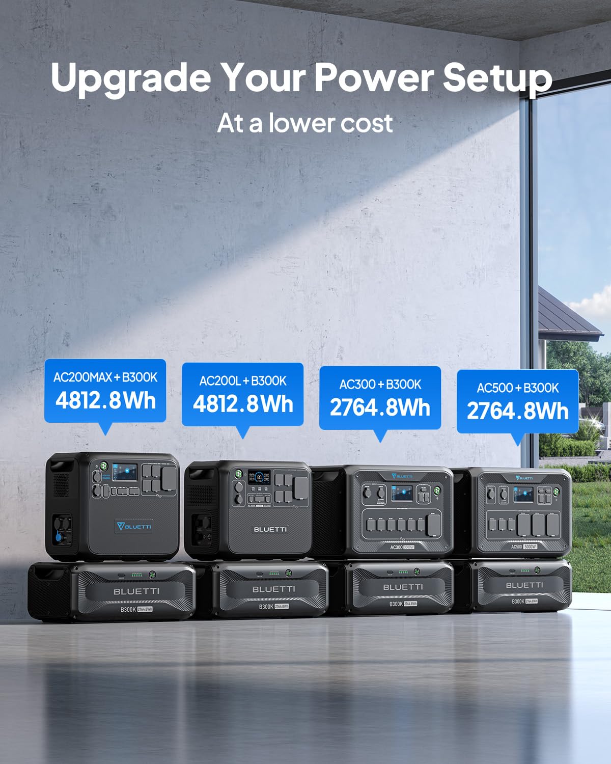 2764.8Wh LiFePO4 Expansion Battery
