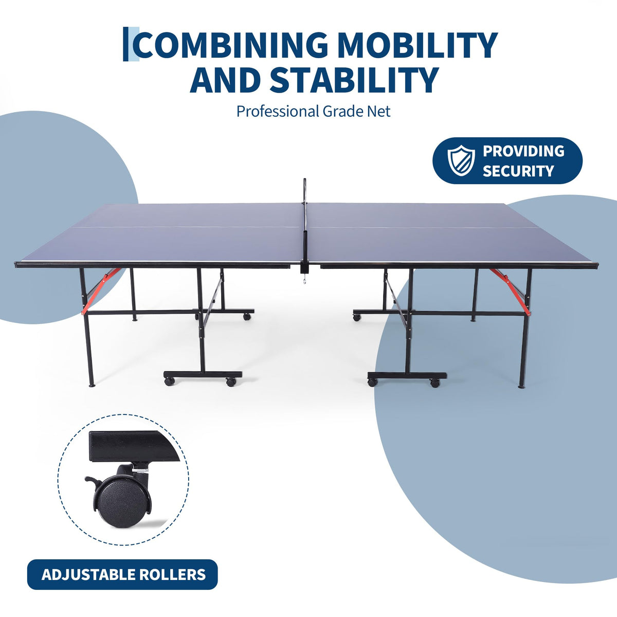 Folding Mobile Ping Pong Table