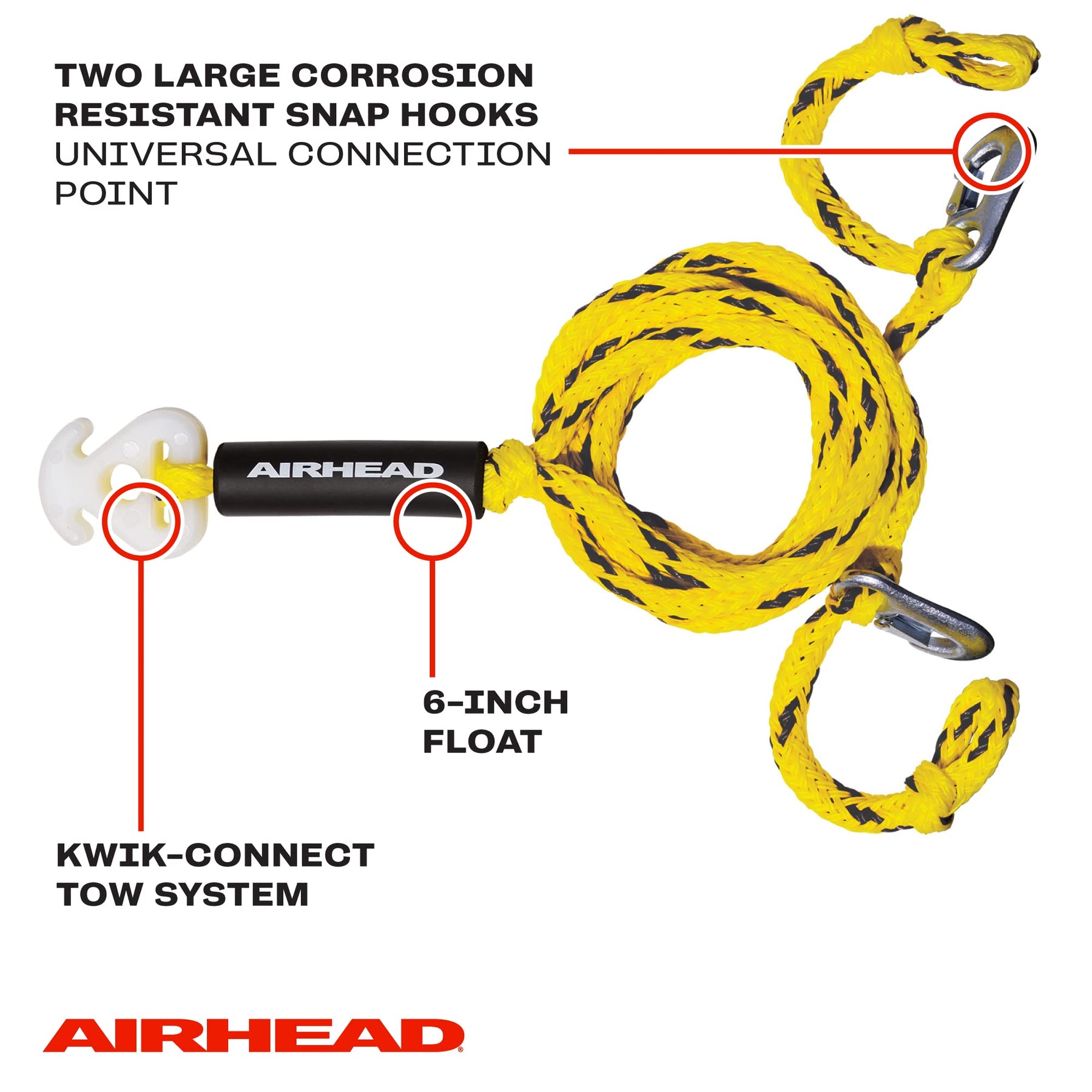 Towable Tube Booster Ball & Tow Harness
