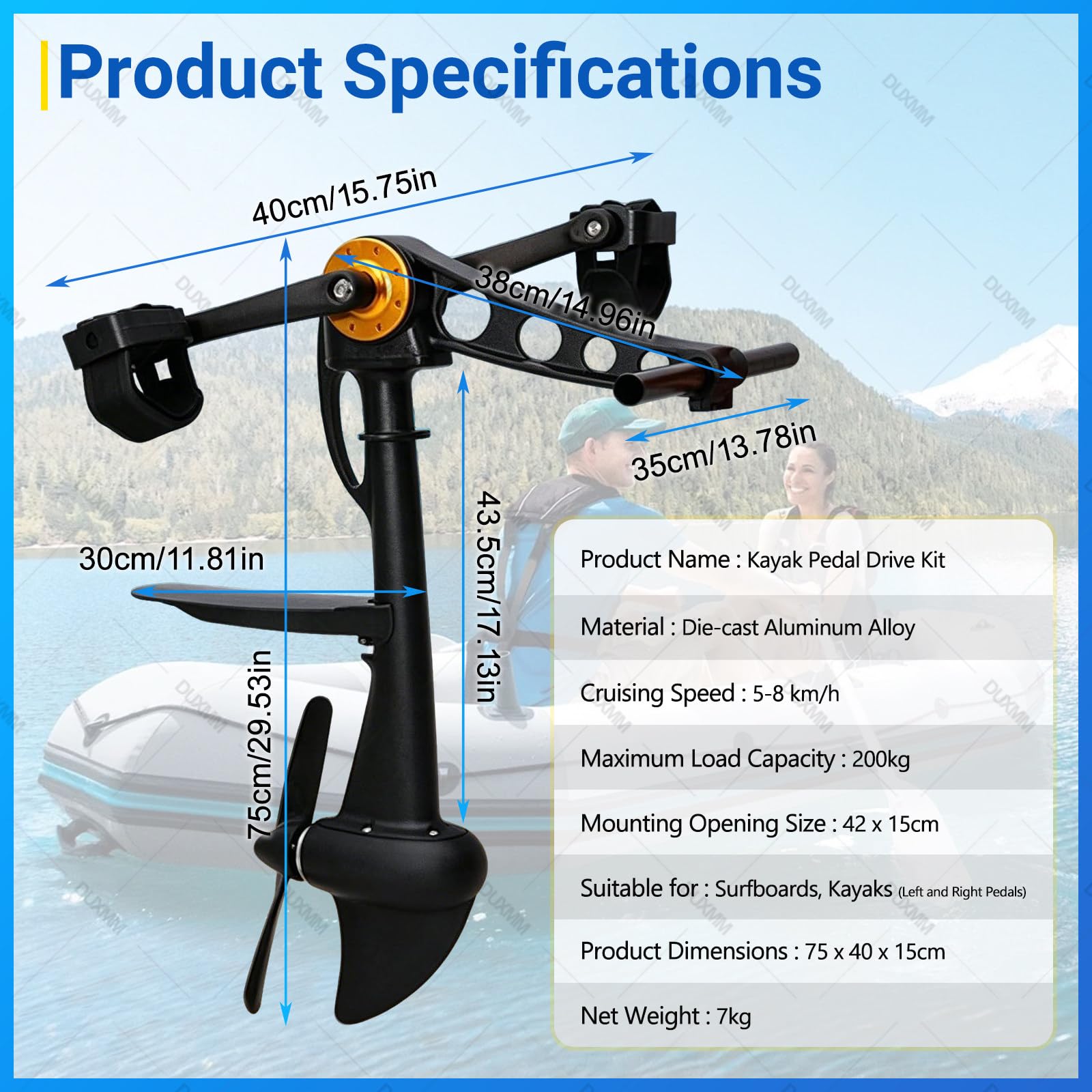 Universal Kayak Pedal Drive Kit
