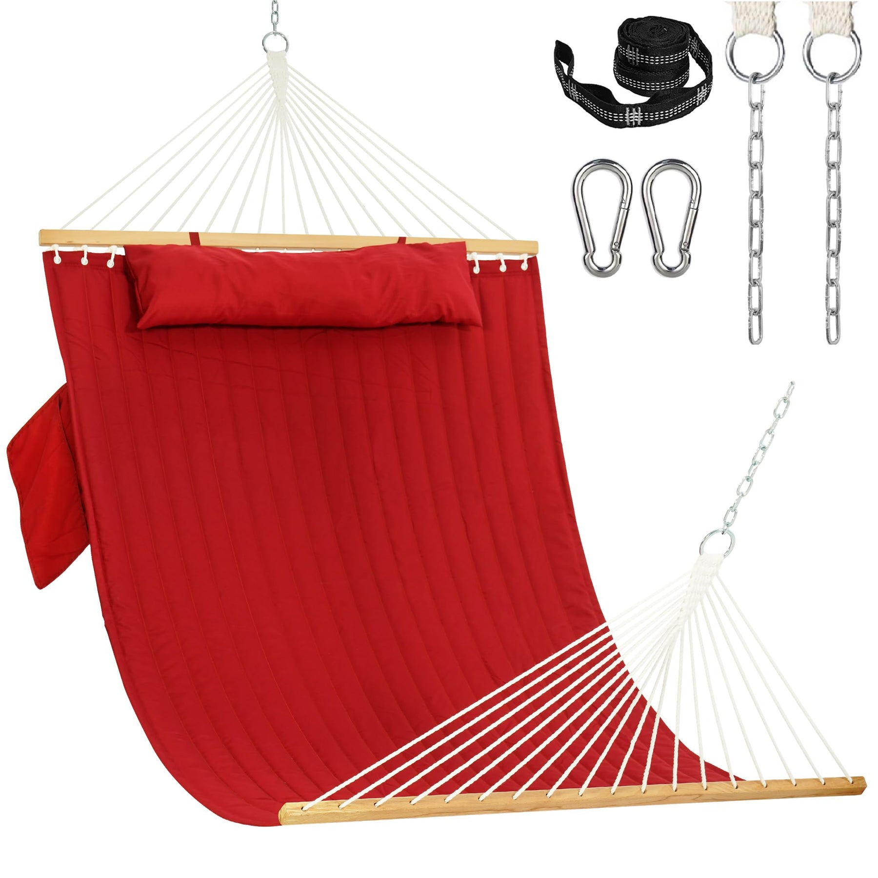 Lazy Daze Double Hammock with Pillow for Outside