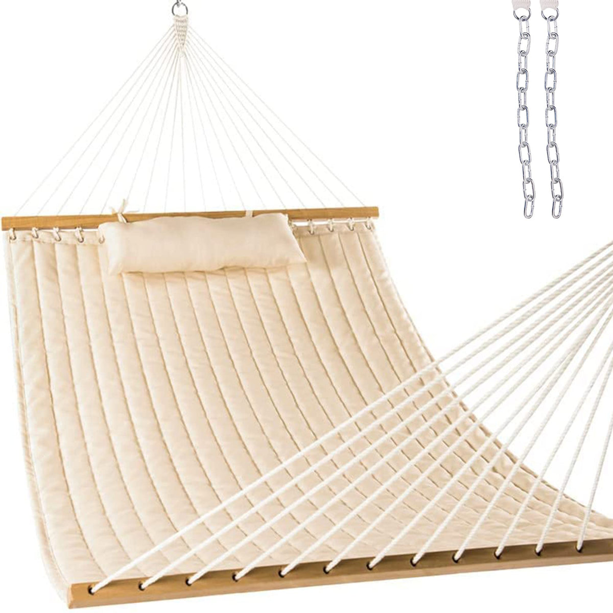 Lazy Daze Double Hammock with Pillow for Outside