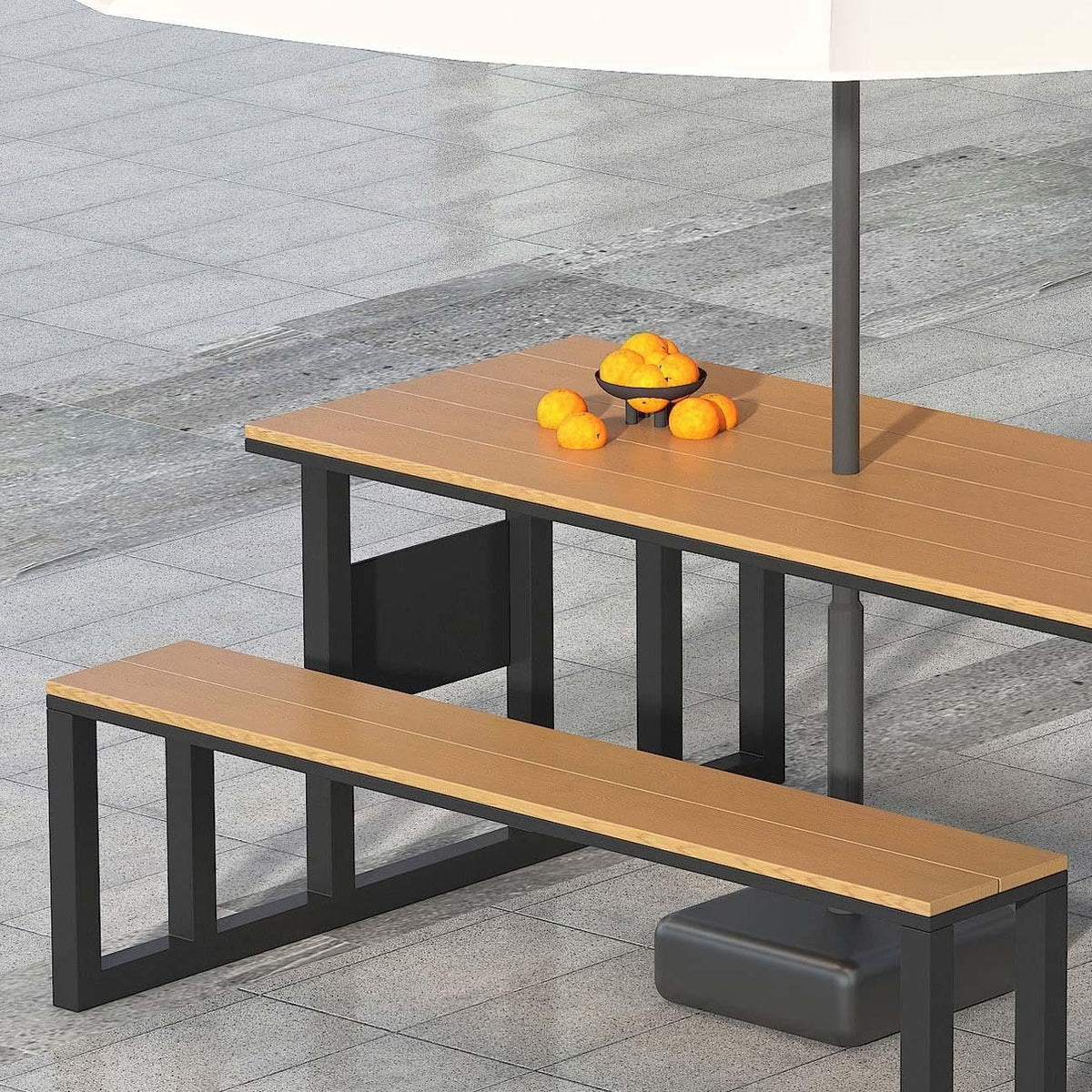 Outdoor Dining Set with Umbrella