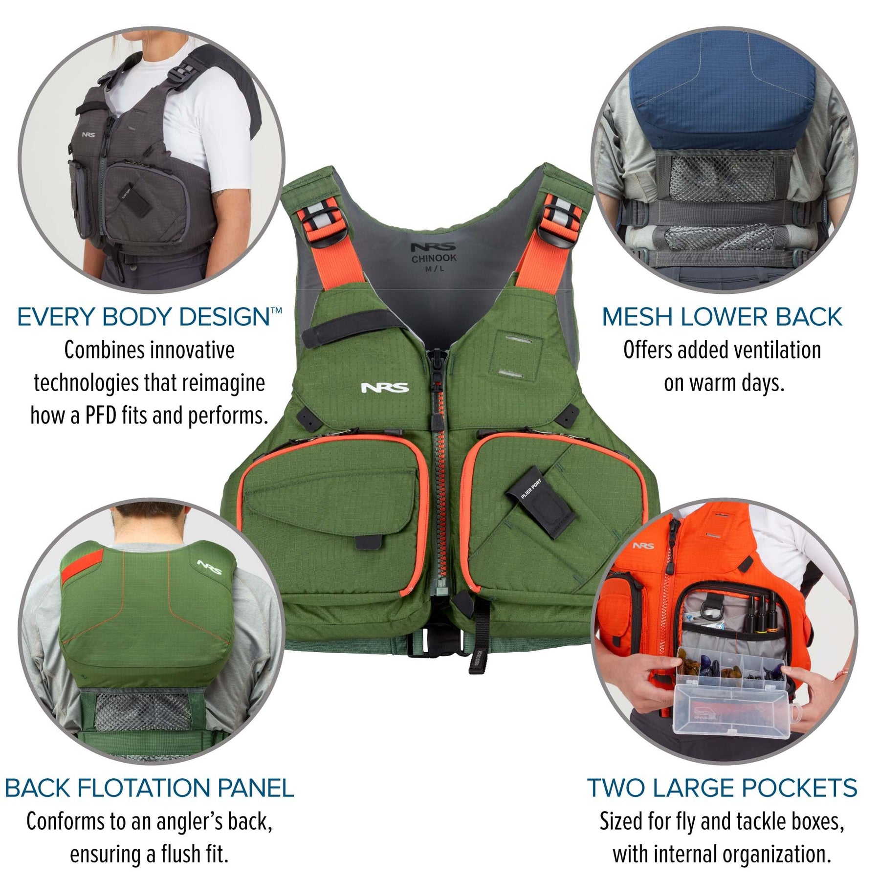 Chinook Fishing PFD