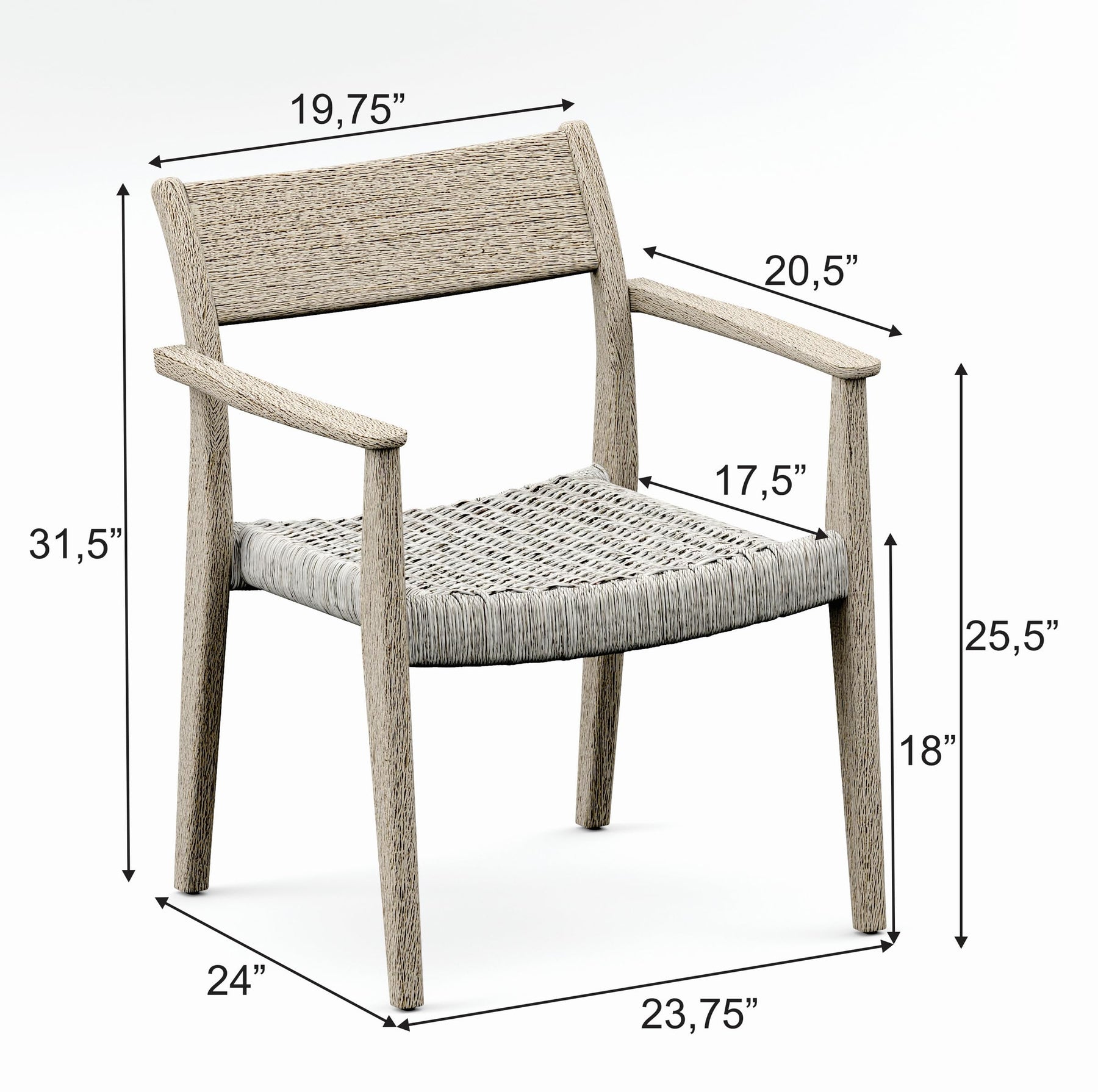 8-Seater Teak Outdoor Dining Set