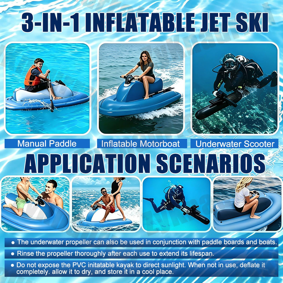 2-Person Inflatable Jet Ski