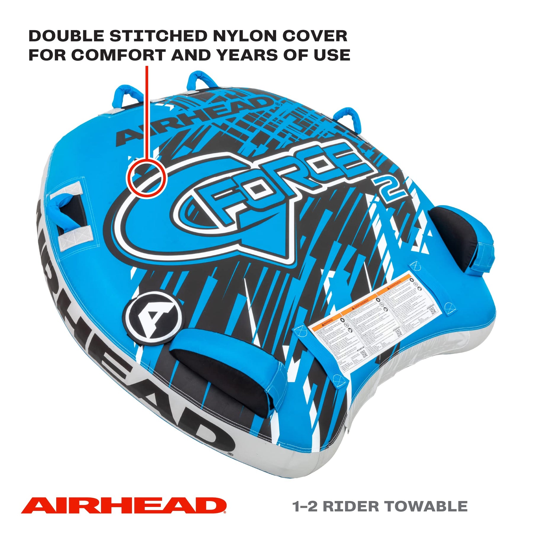 1–2 Rider Towable Tube & 60' Rope