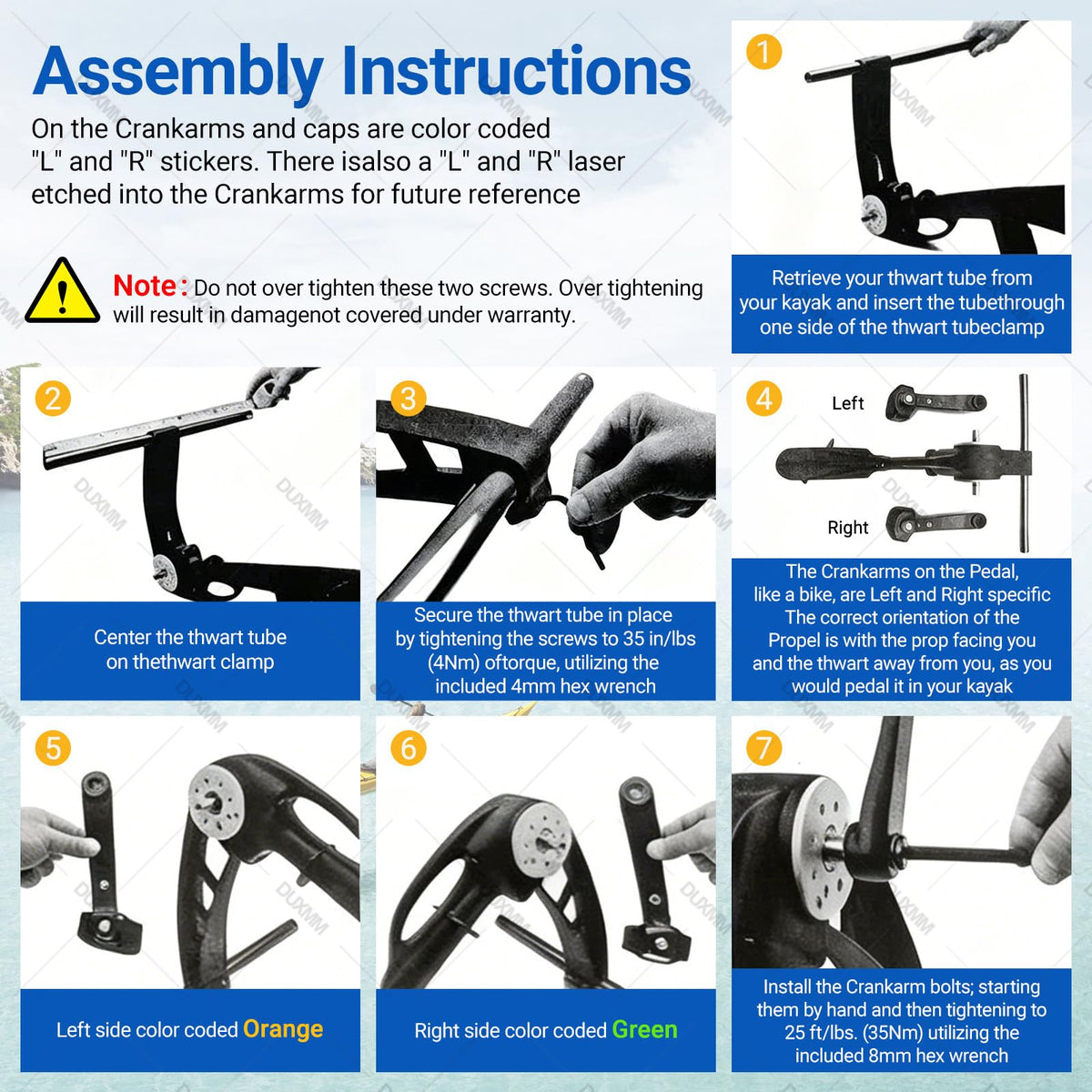 Universal Kayak Pedal Drive Kit