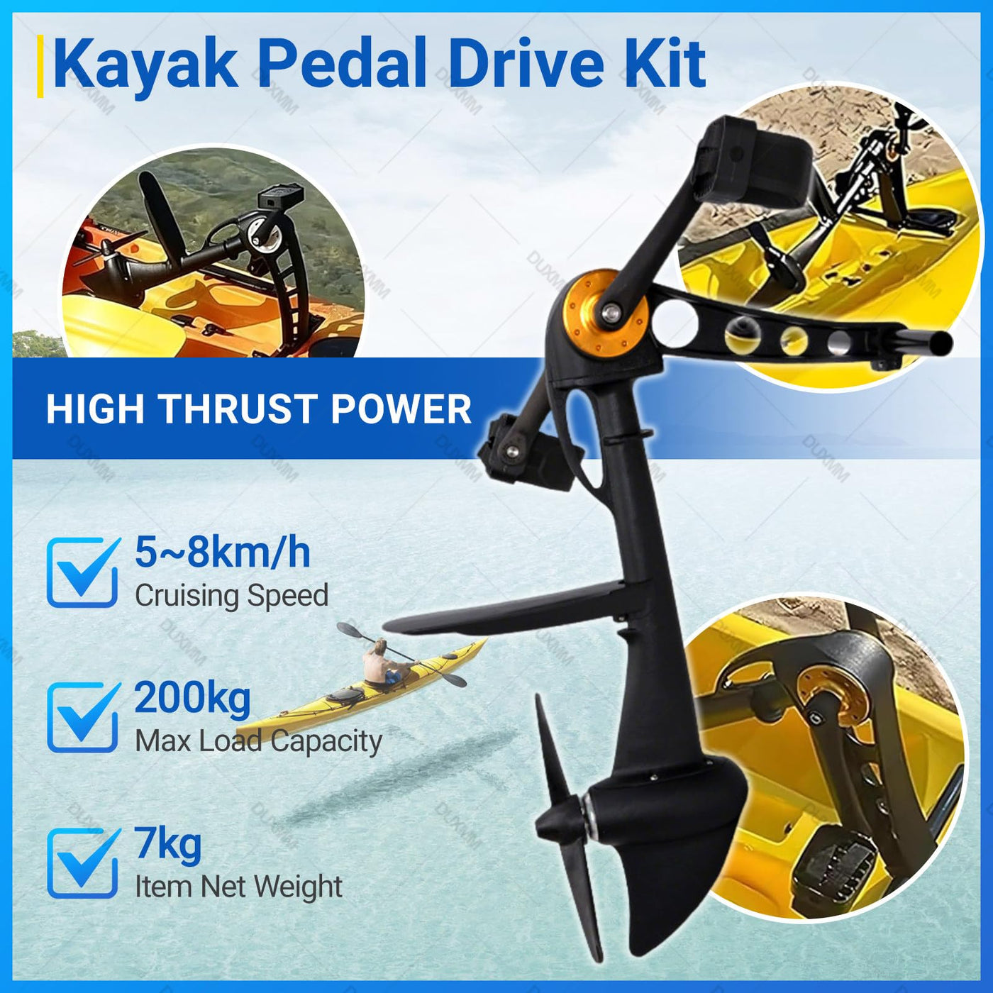 Universal Kayak Pedal Drive Kit