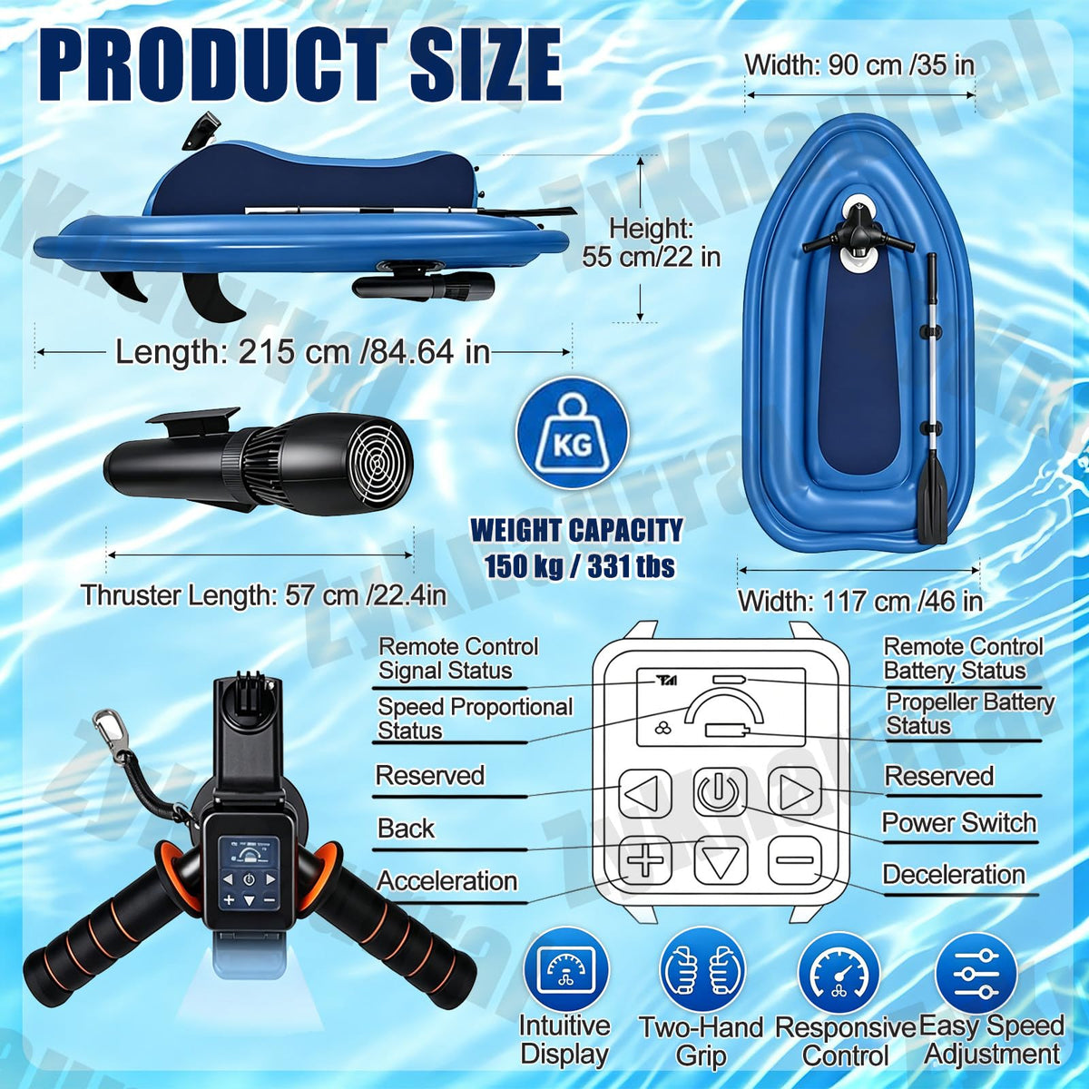 2-Person Inflatable Jet Ski
