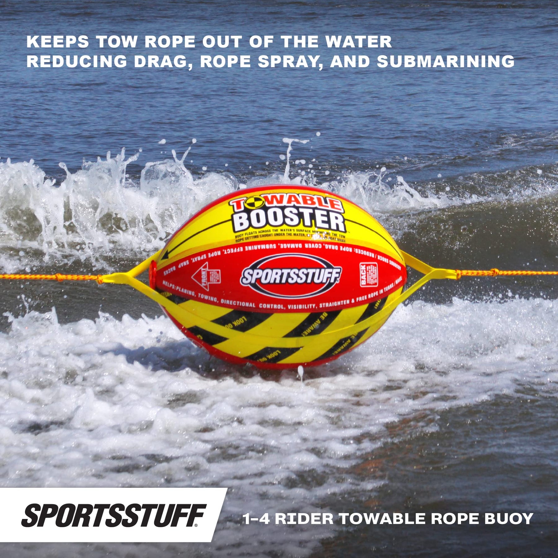 Towable Tube Booster Ball & Tow Harness