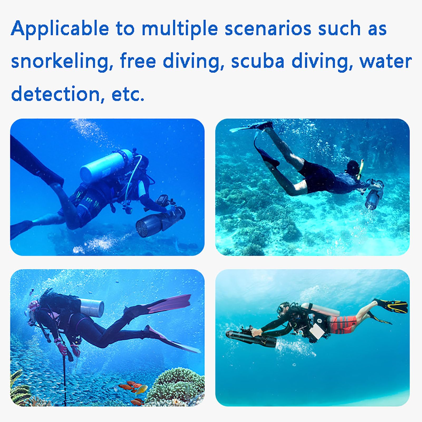 10-Speed Portable Underwater Scooter