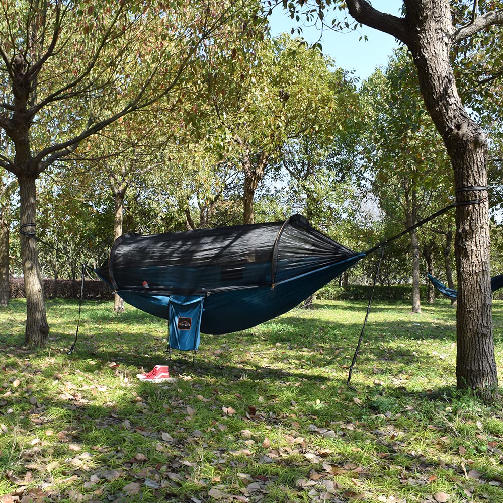Camping Hammock with Mosquito Net & Rain Fly