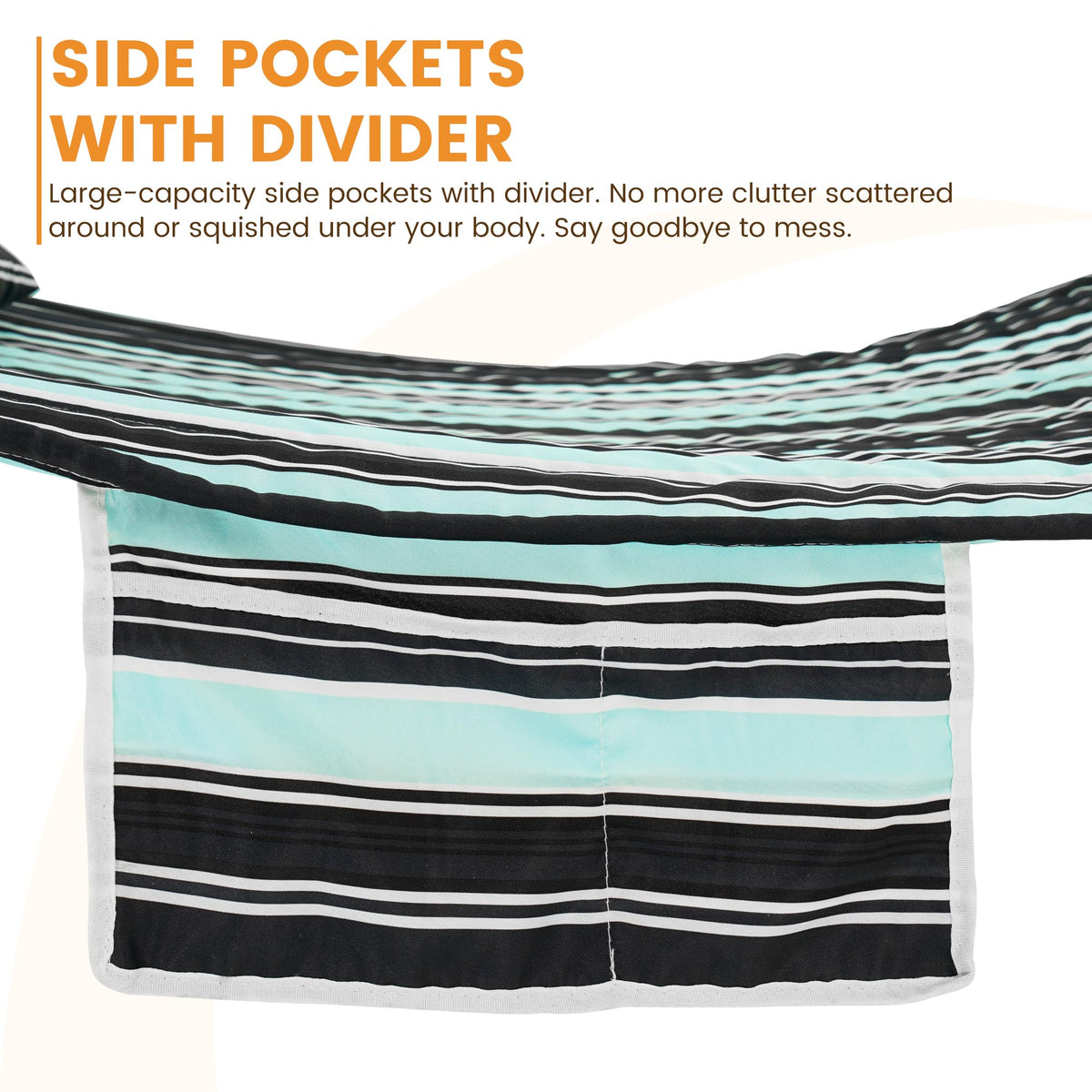 Lazy Daze Double Hammock with Pillow for Outside