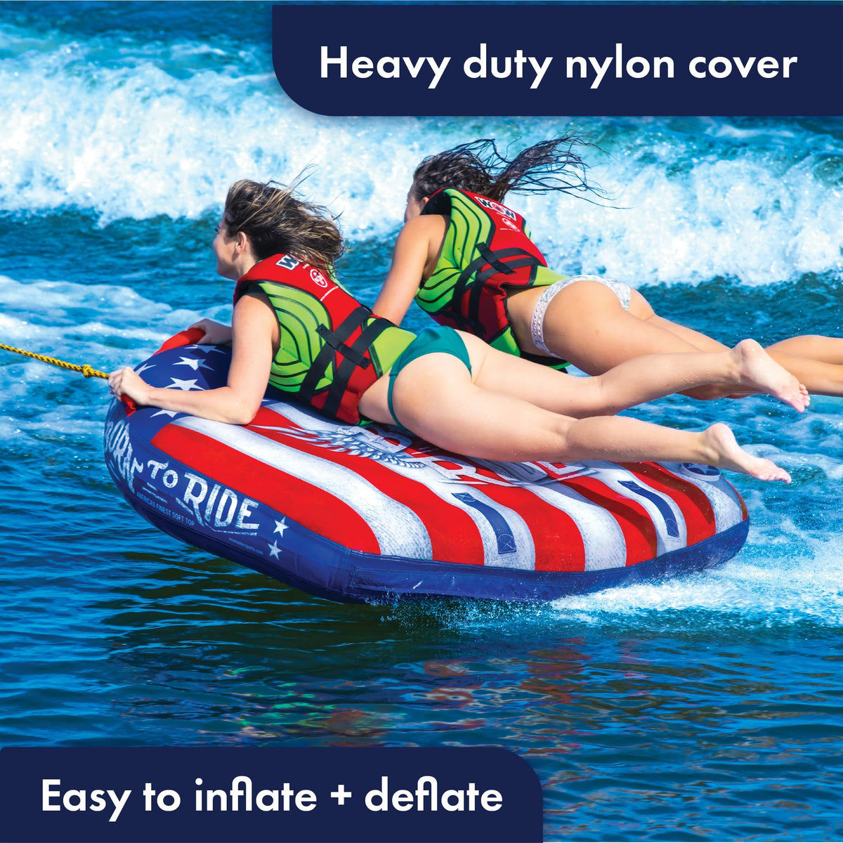 1–2 Rider Towable Tube & Rope Set