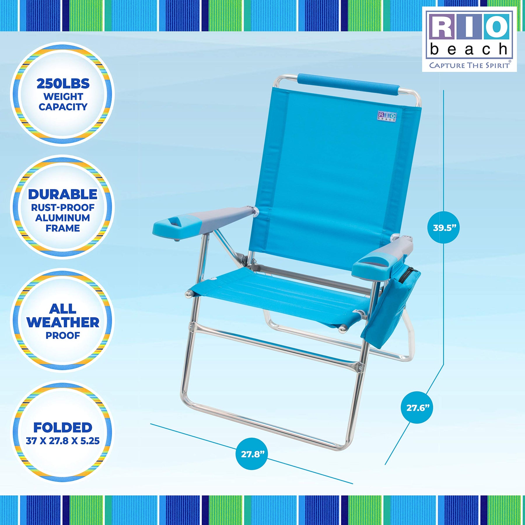 Folding Beach Chair & Beach Cart