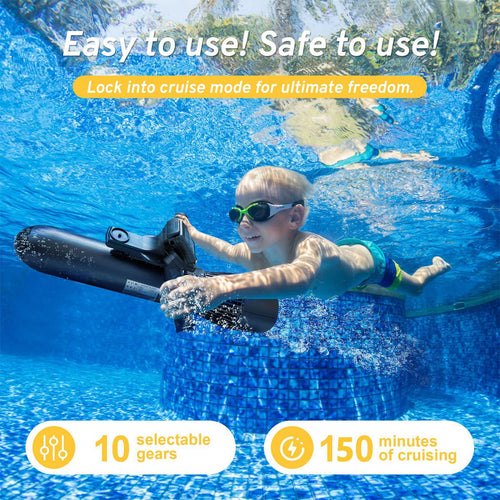 10-Speed Portable Underwater Scooter