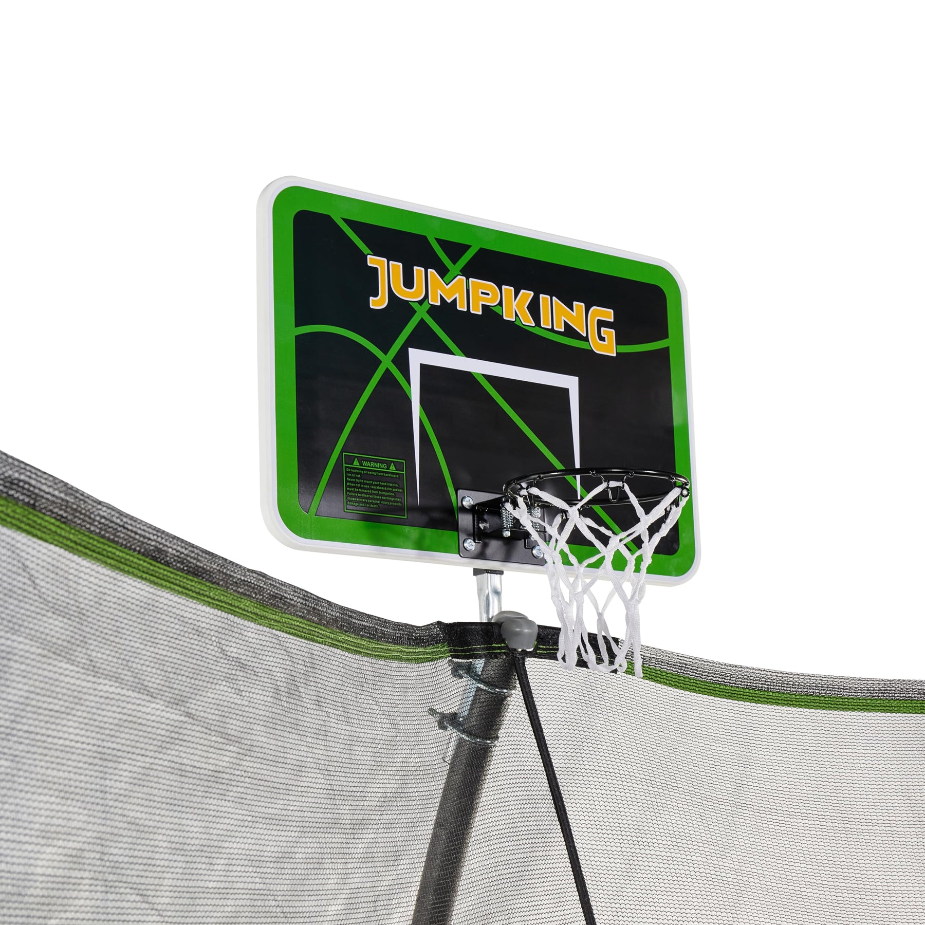 15' Trampoline with Basketball Hoop