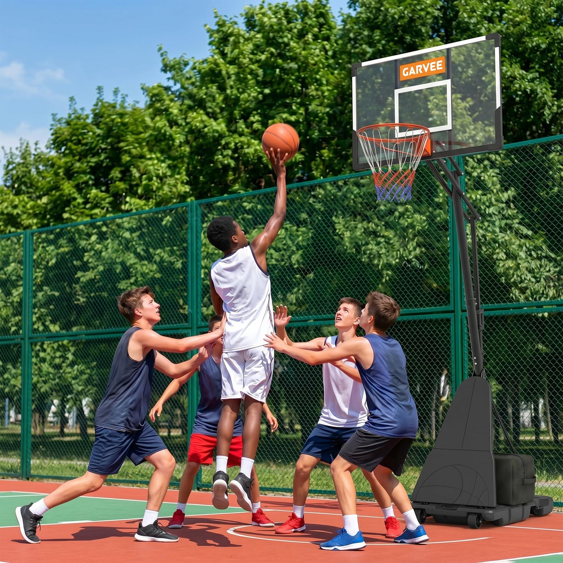 Adjustable Portable Basketball Hoop